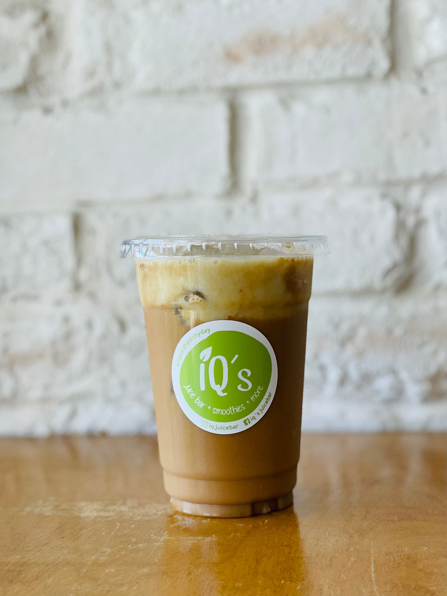 Iced Mushroom Coffee (16oz cup) – IQ's Juice Bar
